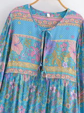 Load image into Gallery viewer, Wild Flower ,Beach Bohemian Maxi Dress, Boho Dress