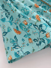 Load image into Gallery viewer, Green Floral Print ,Bohemian Maxi Dresses,Boho Dress