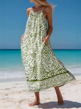 Load image into Gallery viewer, Backless Sexy ,Maxi Dress With Pockets,Summer Boho Dress