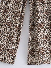 Load image into Gallery viewer, Leopard Print ,Two Piece Outfits ,Boho Sets