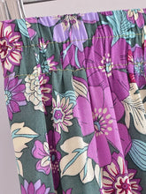Load image into Gallery viewer, Green Floral Print ,Beach Bohemian Skirt,Boho Skirts