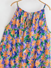 Load image into Gallery viewer, Floral Print, Backless Sexy Maxi Dress,Boho Dress with Pockets