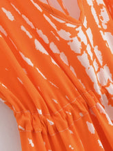 Load image into Gallery viewer, Floral Print ,Backless Sexy Beach Bohemian Dress,, High-Low Boho Dress