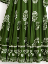 Load image into Gallery viewer, Ethnic Floral Long Sleeve Tassel Rayon Beach Bohemian maxi Dress