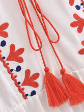 Load image into Gallery viewer, Floral Emberoidered ,Bohemian Maxi Dress,Boho Dres