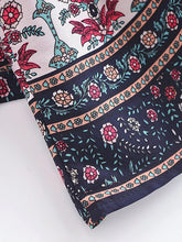 Load image into Gallery viewer, Bohemian Kimino ,Short Robe , Boho Bikini Cover-ups