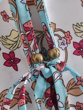 Load image into Gallery viewer, Blue Floral Print ,Beach Bohemian Maxi Dress,Boho Dress