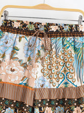 Load image into Gallery viewer, Peacock Floral ,Bohemian Short with Pockets ,Boho Shorts