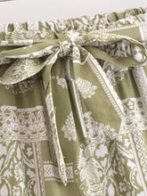 Load image into Gallery viewer, Geometric Floral Print ,Wide Leg Bohemian Pants , Boho Pant Pockets