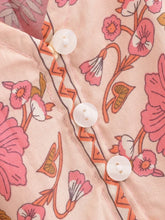 Load image into Gallery viewer, Pink Floral Print,Bohemian Maxi Dress,Boho Dress