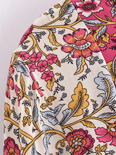 Load image into Gallery viewer, Boho Blouse Shirt,Bohemian Blusas,Floral Print