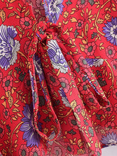 Load image into Gallery viewer, Lace-up Floral,Bohemian Shirt ,Boho Blusas