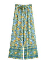 Load image into Gallery viewer, Floral Print Two Piece Suits 2 Pieces Boho Sets