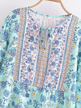 Load image into Gallery viewer, Vintage Chic Tops,Bohemian Blouse Shirts ,Boho Shirt