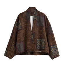 Load image into Gallery viewer, Linen Cotton ,Flowers Outwear Bohemian Jackets,Street Outerwear