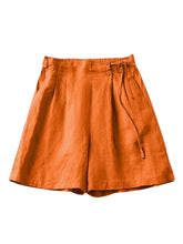 Load image into Gallery viewer, Solid Linen Cotton Shorts,Boho Shorts