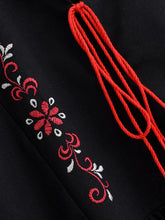 Load image into Gallery viewer, Retro Floral Emberoidered, Linen Cotton Vacation, Boho Maxi Dress