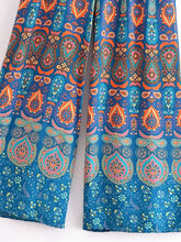 Load image into Gallery viewer, Multi Floral Print ,Bohemian Pants ,Boho Pant
