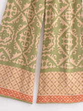 Load image into Gallery viewer, Geometric Floral Print ,Wide Leg Bohemian Pants , Boho Pant Pockets