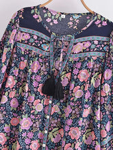 Load image into Gallery viewer, Gypsy Floral ,Boho Blouse ,Beach Bohemian Blusas