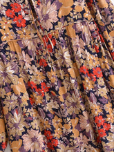 Load image into Gallery viewer, Vintage Floral ,Beach Bohemian Maxi Dress,Boho Dress