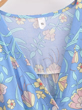 Load image into Gallery viewer, Floral Print ,Bohemian Mini Dress,Boho Dress