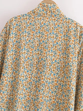 Load image into Gallery viewer, Bohemian Kimono, Boho Bikini Cover-ups,Red Floral