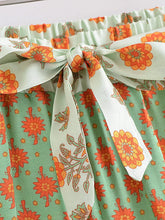 Load image into Gallery viewer, Geometric Floral Print ,Wide Leg Bohemian Pants , Boho Pant Pockets