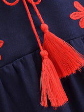 Load image into Gallery viewer, Floral Emberoidered ,Bohemian Maxi Dress,Boho Dres