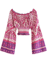 Load image into Gallery viewer, Boho Sets, Floral Print ,Pants and Tops Outfits