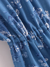 Load image into Gallery viewer, Deep V-neck ,Beach Mini Dress,Boho Dress