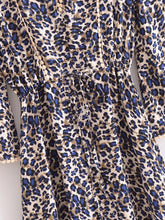 Load image into Gallery viewer, Leopard Print ,Bohemian Maxi Dress,Boho Dress