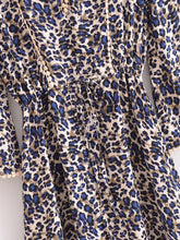 Load image into Gallery viewer, Leopard Print ,Bohemian Maxi Dress,Boho Dress