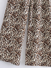 Load image into Gallery viewer, Leopard Print ,Two Piece Outfits ,Boho Sets