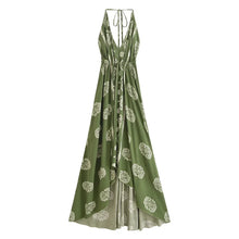 Load image into Gallery viewer, Floral Print ,Backless Sexy Maxi Dres,Vacation Boho Dress