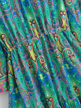 Load image into Gallery viewer, Wild Floral Print,Bohemian Mini Dresses ,Holiday Boho Dress