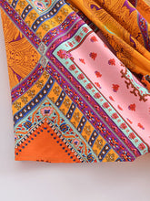 Load image into Gallery viewer, Floral Print Kimono,Bohemian Cover-up,Boho Maxi Robe