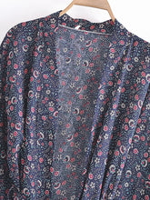 Load image into Gallery viewer, Bohemian Kimino ,Short Robe , Boho Bikini Cover-ups