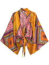 Load image into Gallery viewer, Bohemian Kimono, Boho Bikini Cover-ups,Multi Floral