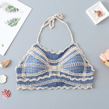 Load image into Gallery viewer, Hollow Out Sleeveless Crop Tops Bohemian Vest