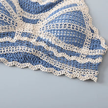 Load image into Gallery viewer, Hollow Out Sleeveless Crop Tops Bohemian Vest