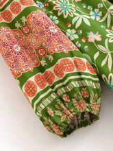 Load image into Gallery viewer, Sun Floral Print, Bohemian Maxi Dress, Boho Dress Robe