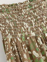 Load image into Gallery viewer, Floral High Low Maxi Skirt Ruffle A-Line Skirt Ethnic Print Skirt