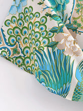 Load image into Gallery viewer, Boho Maxi Dresses, Bohemian Dress, Peacock Floral