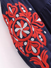 Load image into Gallery viewer, Floral Emberoidered ,Bohemian Maxi Dress,Boho Dres