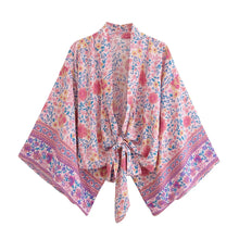Load image into Gallery viewer, Bohemian Kimono, Boho Bikini Cover-ups