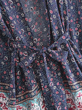 Load image into Gallery viewer, Bohemian Kimino ,Short Robe , Boho Bikini Cover-ups