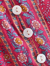 Load image into Gallery viewer, Floral Print Bat Sleeve Beach Bohemian Maxi Dresses Robe