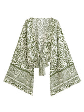 Load image into Gallery viewer, Wild Floral ,Short Kimono ,Bikini Boho Cover-ups