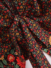 Load image into Gallery viewer, Bohemian Kimono, Boho Bikini Cover-ups,Red Floral